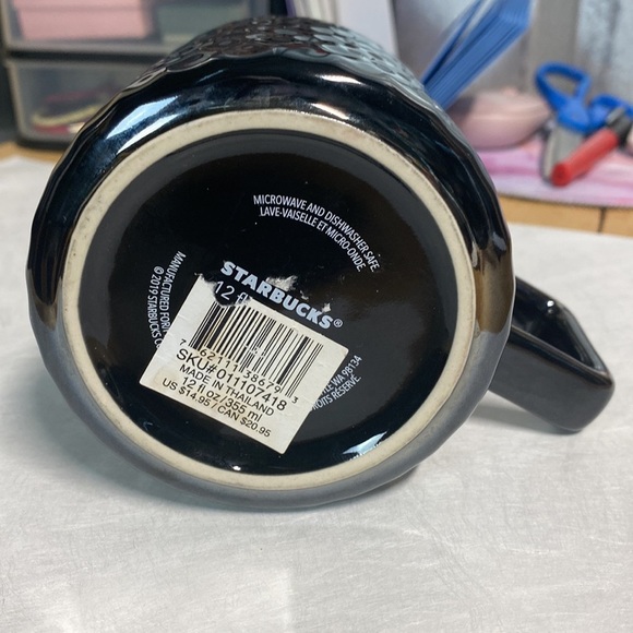 STARBUCKS CERAMIC HAMMERED HOLIDAY MUG - Picture 4 of 6